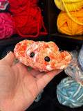 Pocket Stingray Crochet Plushie - Petal Pink