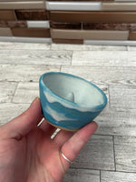 Blue and White Ceramic Ring Holder