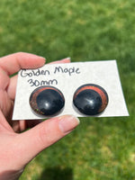 30 mm Resin Sinker Eye - Golden Maple
