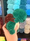 Turtle Weighted Crochet Plushie