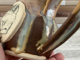 12 oz Tea Dust Flux Laying Down Cat Ceramic Mug
