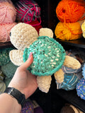 Turtle Crochet Plushie - Dino Dot