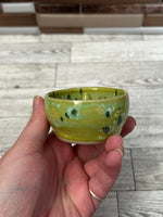 Green Splatterware Ceramic Ring Holder