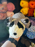 Resilient Raccoon Crochet Plushie