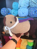 CaPRIDEbara Crochet Plushie