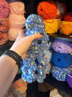 Baby Squid Crochet Plushie - Blue Jean Dot