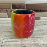 13 oz Rainbow Ceramic Cup