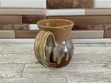 12 oz Tea Dust Flux Laying Down Cat Ceramic Mug