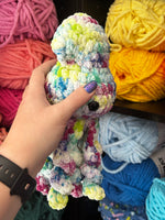 Baby Squid Crochet Plushie - Groovy Glow