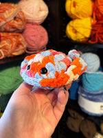 Pocket Stingray Crochet Plushie - Party Pop