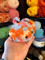 Pocket Stingray Crochet Plushie - Party Pop