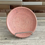 Pink Speck Cat Food Bowl