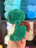 Turtle Weighted Crochet Plushie