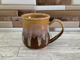 15 oz Tea Dust Flux Cat Head Ceramic Mug