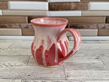 16 oz Raspberry Mist Flux Hugging Cats Ceramic Mug