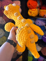 Dragon Crochet Plushie - Gold