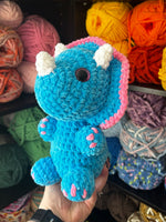 Transceratops Crochet Plushie