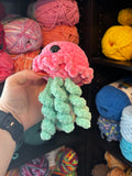 Jellyfish Crochet Plushie - Bubblegum and Seaglass