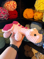 Dragon Crochet Plushie - Pink