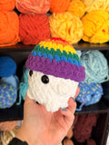 Mushie Boi Crochet Plushie - Rainbow