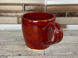 12 oz Red Ceramic Mug