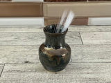 Palladium Ceramic Cat Whisker Mini Vase