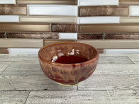 13 oz Red Flux Ceramic Bowl