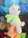 Frog Hoodie Bear Crochet Plushie