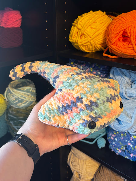 Stingray Crochet Plushie - Mini Succulents