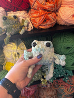 Mini Leggy Frog Crochet Plushie - MYSTERY