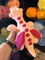 Dragon Crochet Plushie - Pink