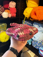 Stingray Crochet Plushie - Raspberry