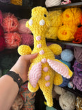 Dragon Crochet Plushie - Pink Lemonade