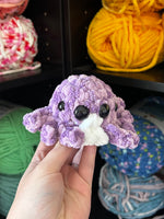 Mini Spider Crochet Plushie - Purple Sky