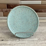 Baby Blue Speck Cat Food Bowl