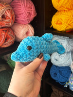 Dolphin Crochet Plushie - Azure