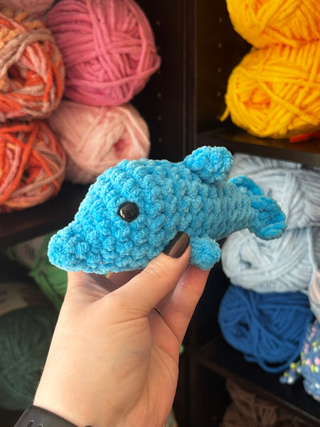 Dolphin Crochet Plushie - Azure