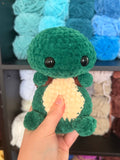 Turtle Weighted Crochet Plushie