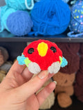 Parrot Critterling Crochet Plushie