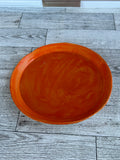 Bright Orange Ceramic 6.5" Diameter Circle Plate