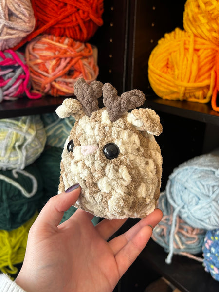 Jackalope Crochet Plushie - Little Sandcastles