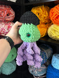 Baby Squid Crochet Plushie - Frankenstein