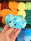 Pocket Stingray Crochet Plushie - Seaside Tones