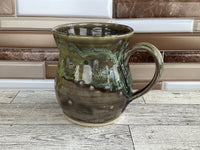 20 oz Lime Shower over Galaxy Ceramic Mug