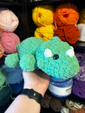 Tranquil Triceratops Crochet Plushie