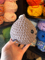 Chocolate Kiss Crochet Plushie - Silver