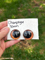30 mm Resin Sinker Eye - Champagne