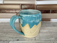 13 oz Cloudy Sky Mountain Ceramic Mug