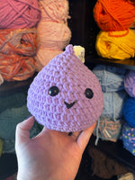 Chocolate Kiss Crochet Plushie - Purple
