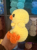 Chick Weighted Crochet Plushie